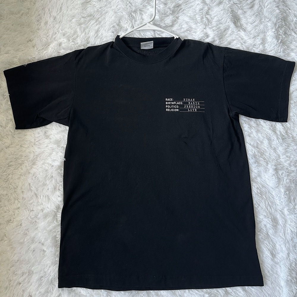 VETEMENTS Black Human Identity T-Shirt - Picture 4 of 5